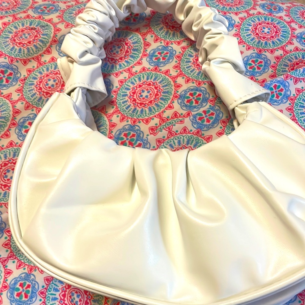 Mini white hand bag